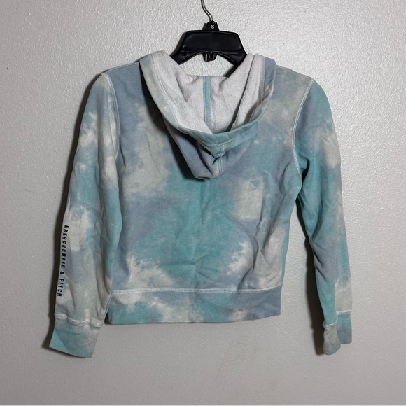 Abercrombie Kids Girls Full Zip Up Blue Tie Dye Jacket size 9/10. - Picture 5 of 8